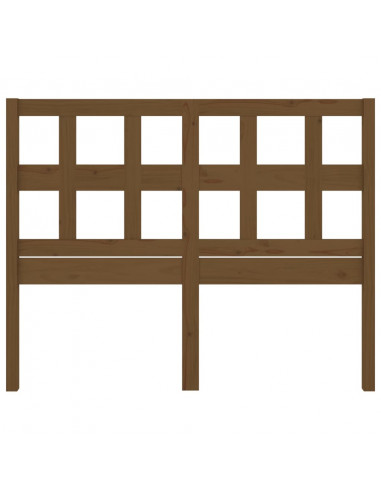 Testiera per Letto Marrone Miele 145,5x4x100cm in Pino Massello