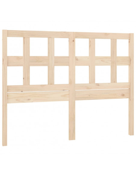 Testiera Letto 165,5x4x100 cm in Legno Massello di Pino