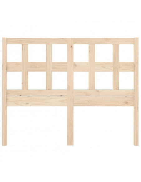 Testiera Letto 165,5x4x100 cm in Legno Massello di Pino