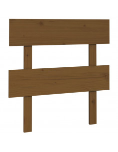 Testiera per Letto Miele 103,5x3x81cm in Legno Massello di Pino 2