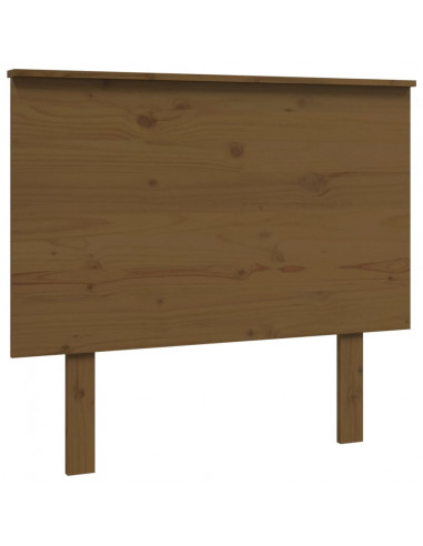 Testiera per Letto Miele 94x6x82,5 cm in Legno Massello di Pino