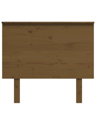 Testiera per Letto Miele 94x6x82,5 cm in Legno Massello di Pino