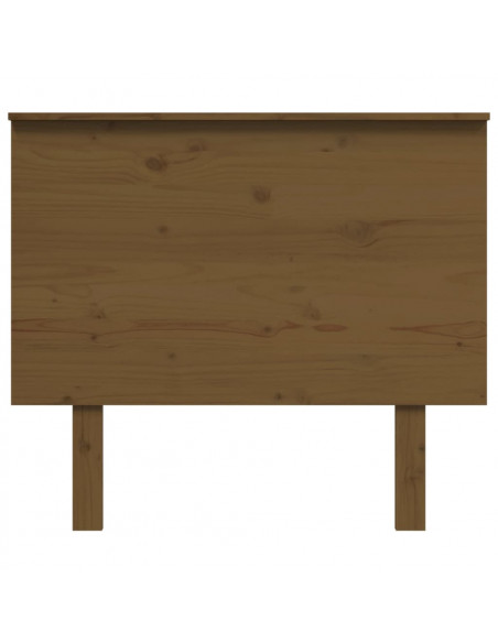 Testiera per Letto Miele 94x6x82,5 cm in Legno Massello di Pino
