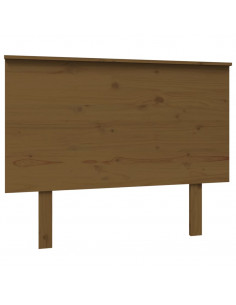 Testiera per Letto Miele 104x6x82,5cm in Legno Massello di Pino 2