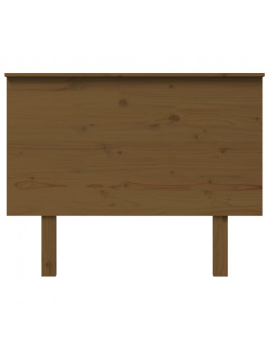 Testiera per Letto Miele 104x6x82,5cm in Legno Massello di Pino