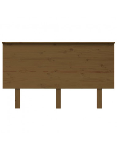 Testiera per Letto Miele 139x6x82,5cm in Legno Massello di Pino