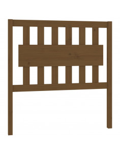 Testiera per Letto Miele 95,5x4x100cm in Legno Massello di Pino 2