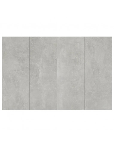 Testiera Letto Grigio Cemento 120x1,5x80cm in Legno Multistrato