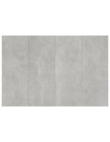 Testiera Letto Grigio Cemento 120x1,5x80cm in Legno Multistrato