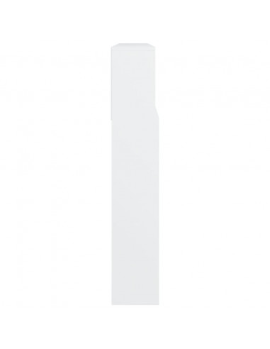 Testiera con Contenitore Bianco 200x19x103,5 cm