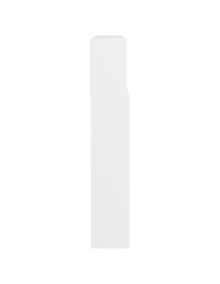 Testiera con Contenitore Bianco 200x19x103,5 cm