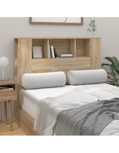 Testiera con Scomparti Rovere Sonoma 120x18,5x102,5 cm