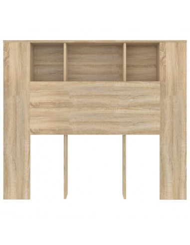 Testiera con Scomparti Rovere Sonoma 120x18,5x102,5 cm