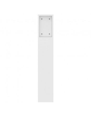 Testiera con Scomparti Bianca 140x18,5x104,5 cm