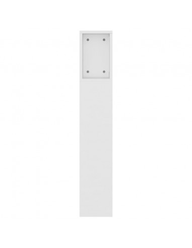 Testiera con Scomparti Bianca 160x18,5x104,5 cm