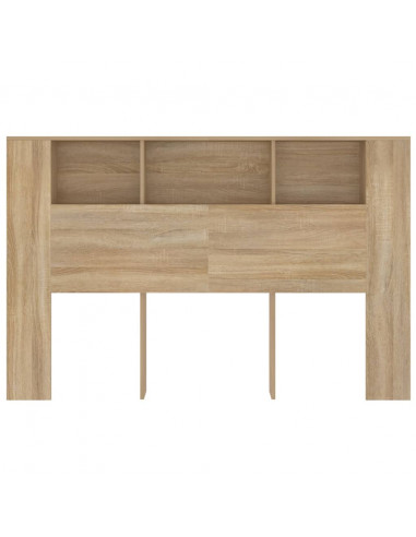 Testiera con Scomparti Rovere Sonoma 160x18,5x104,5 cm