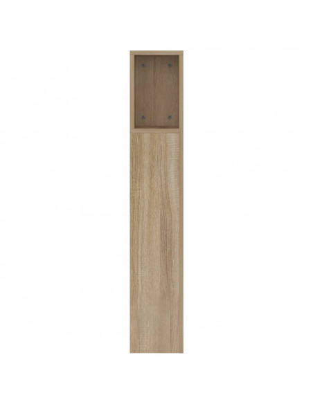 Testiera con Scomparti Rovere Sonoma 160x18,5x104,5 cm