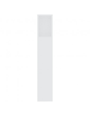 Testiera con Contenitore Bianco 200x18,5x104,5 cm