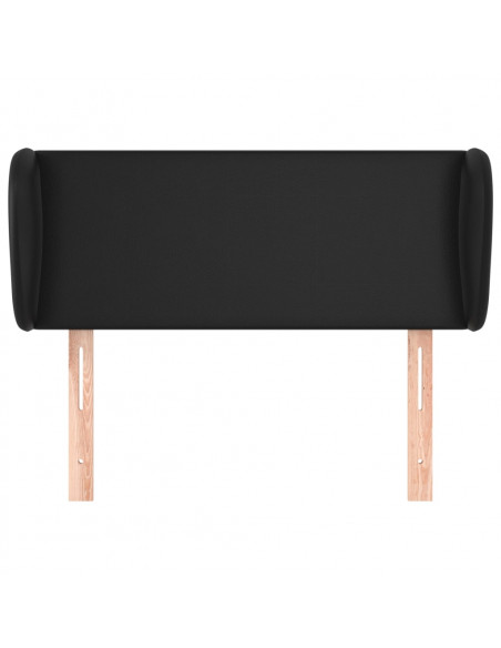 Testiera ad Orecchio Nera 93x23x78/88 cm in Similpelle