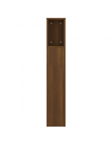 Testiera con Scomparti Rovere Marrone 140x18,5x104,5 cm