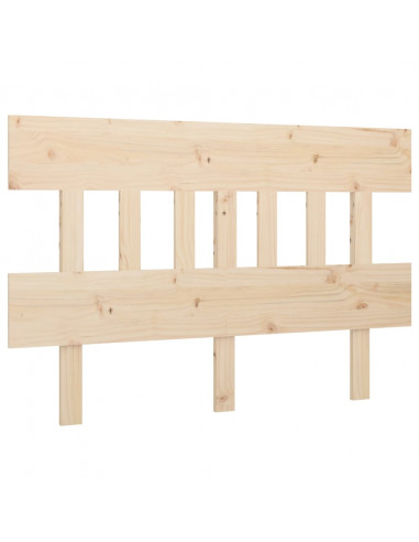 Testiera per Letto 138,5x3x81 cm in Legno Massello di Pino