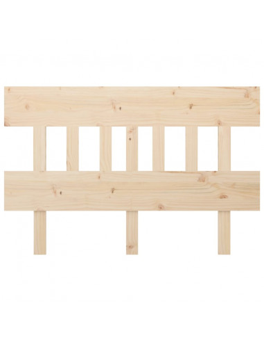 Testiera per Letto 143,5x3x81 cm in Legno Massello di Pino