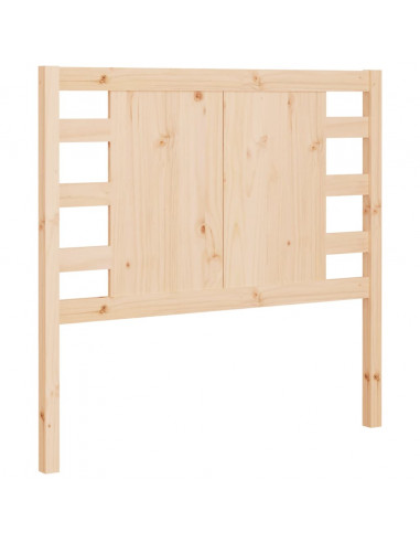 Testiera per Letto 81x4x100 cm in Legno Massello di Pino