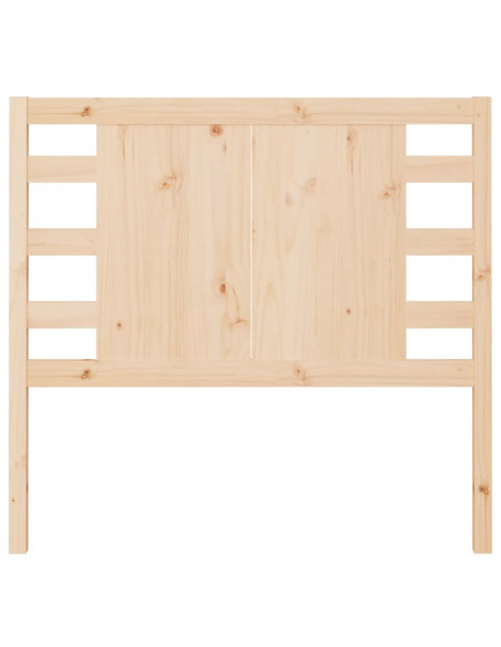Testiera per Letto 81x4x100 cm in Legno Massello di Pino