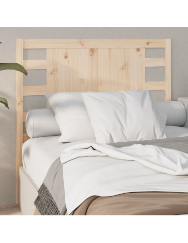 Testiera per Letto 96x4x100 cm in Legno Massello di Pino