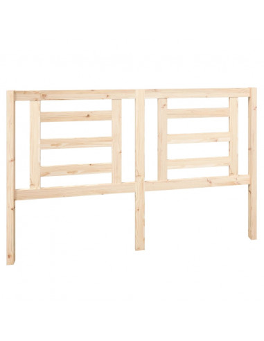 Testiera per Letto 156x4x100 cm in Legno Massello di Pino