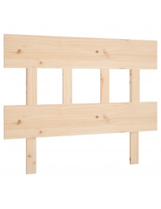 Testiera per Letto 93,5x3x81 cm in Legno Massello di Pino 2