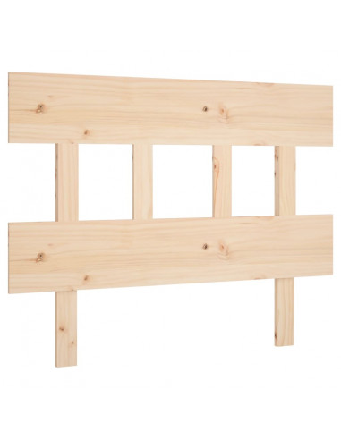 Testiera per Letto 93,5x3x81 cm in Legno Massello di Pino