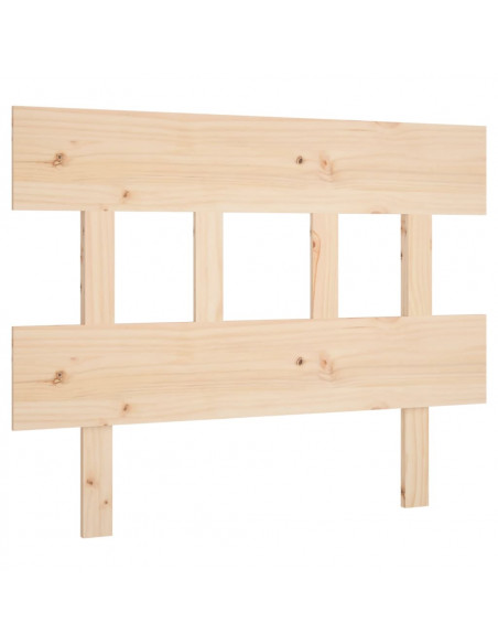 Testiera per Letto 93,5x3x81 cm in Legno Massello di Pino