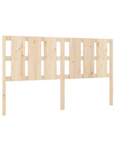 Testiera Letto 165,5x4x100 cm in Legno Massello di Pino 2