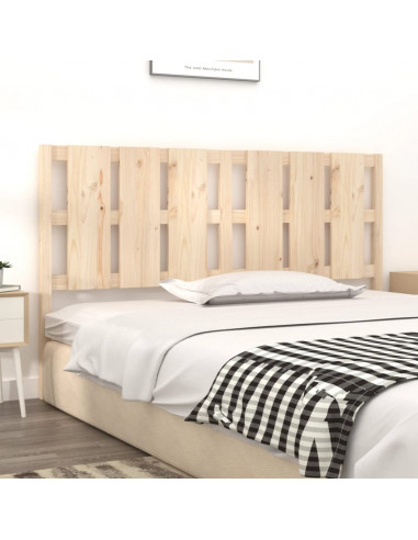 Testiera Letto 165,5x4x100 cm in Legno Massello di Pino