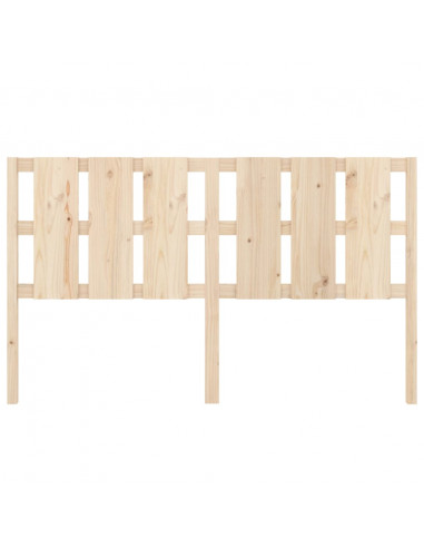 Testiera Letto 165,5x4x100 cm in Legno Massello di Pino