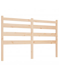 Testiera per Letto 166x4x100 cm in Legno Massello di Pino 2