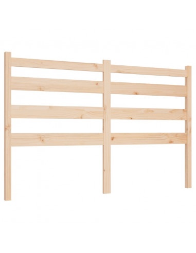 Testiera per Letto 166x4x100 cm in Legno Massello di Pino