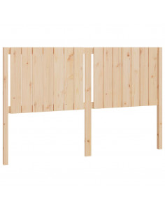 Testiera per Letto 165,5x4x100 cm in Legno Massello di Pino 2