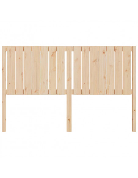 Testiera per Letto 165,5x4x100 cm in Legno Massello di Pino
