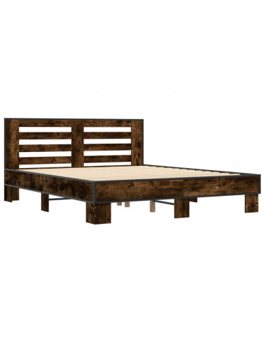 Giroletto Rovere Fumo 150x200 cm in Legno Multistrato Metallo