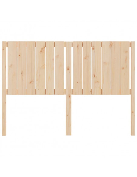 Testiera per Letto 145,5x4x100 cm in Legno Massello di Pino
