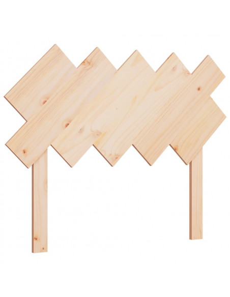 Testiera per Letto 104x3x80,5 cm in Legno Massello di Pino