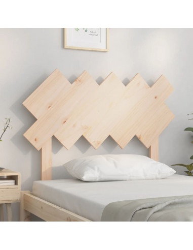 Testiera per Letto 104x3x80,5 cm in Legno Massello di Pino