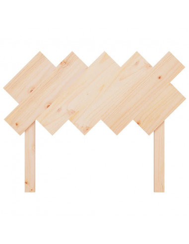 Testiera per Letto 104x3x80,5 cm in Legno Massello di Pino