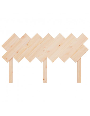 Testiera per Letto 141x3x80,5 cm in Legno Massello di Pino