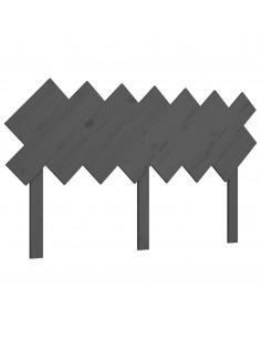 Testiera per Letto Bianca 151,5x3x81 cm Legno Massello di Pino 2