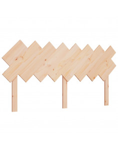 Testiera per Letto 159,5x3x80,5 cm in Legno Massello di Pino 2