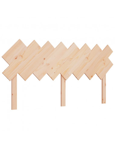 Testiera per Letto 159,5x3x80,5 cm in Legno Massello di Pino