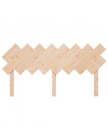 Testiera per Letto 159,5x3x80,5 cm in Legno Massello di Pino